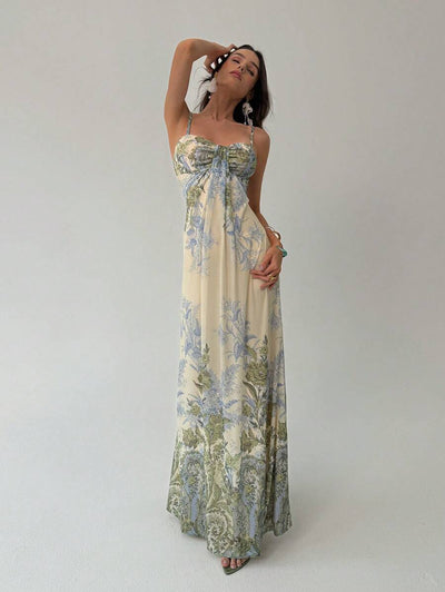 Aurelia | Elegant Floral Maxi Dress
