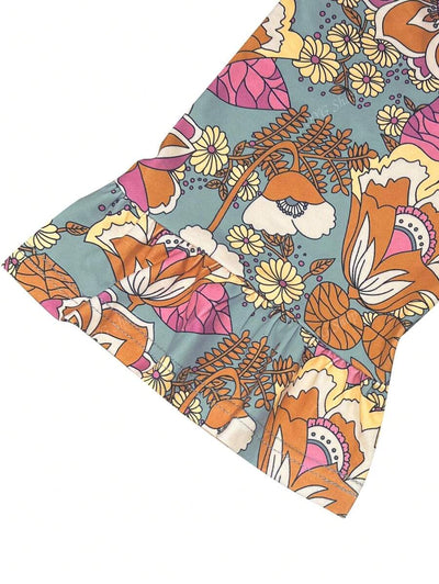 Flora | Boho Floral Midi Dress