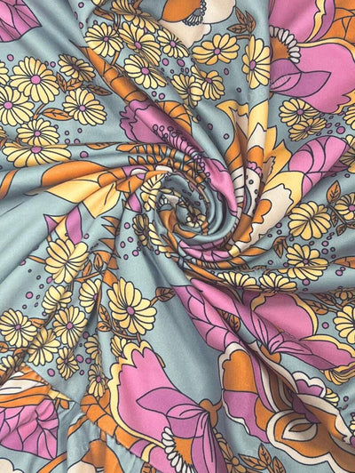 Flora | Boho Floral Midi Dress