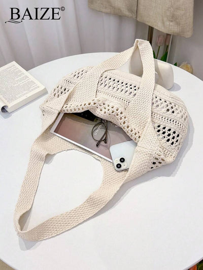 Breezy | Woven Beach Tote Bag