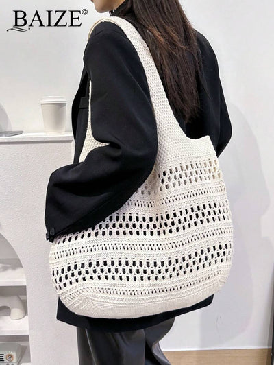 Breezy | Woven Beach Tote Bag