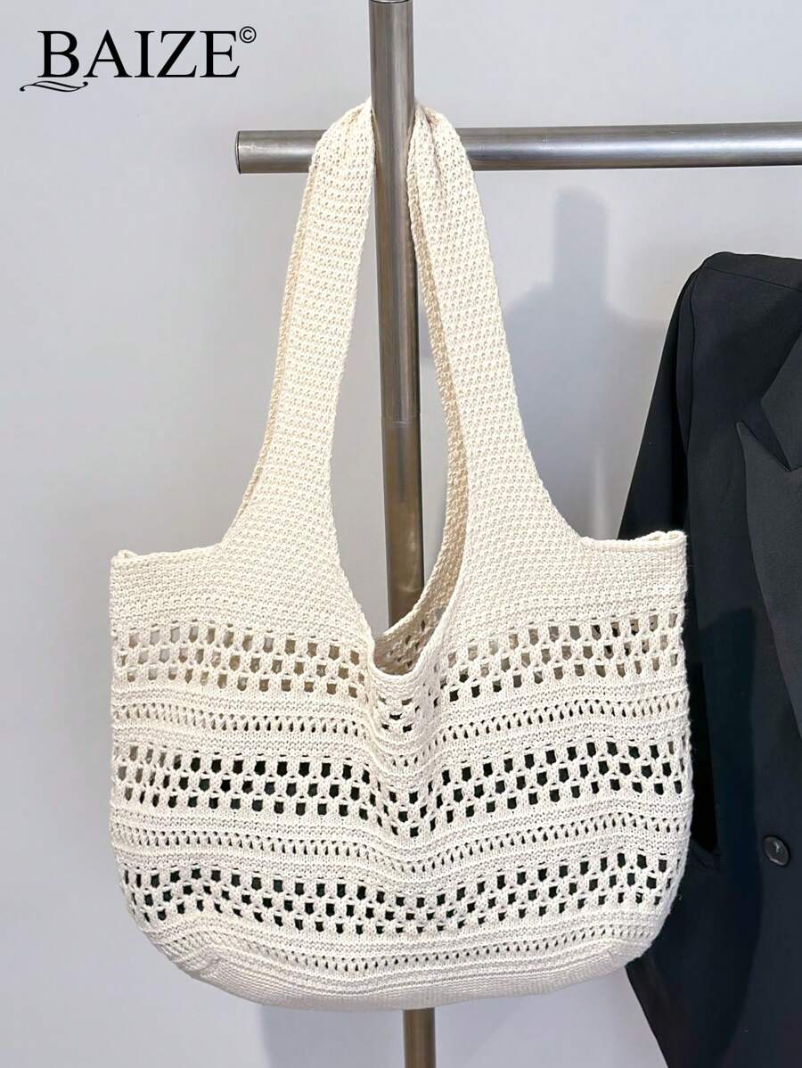 Breezy | Woven Beach Tote Bag
