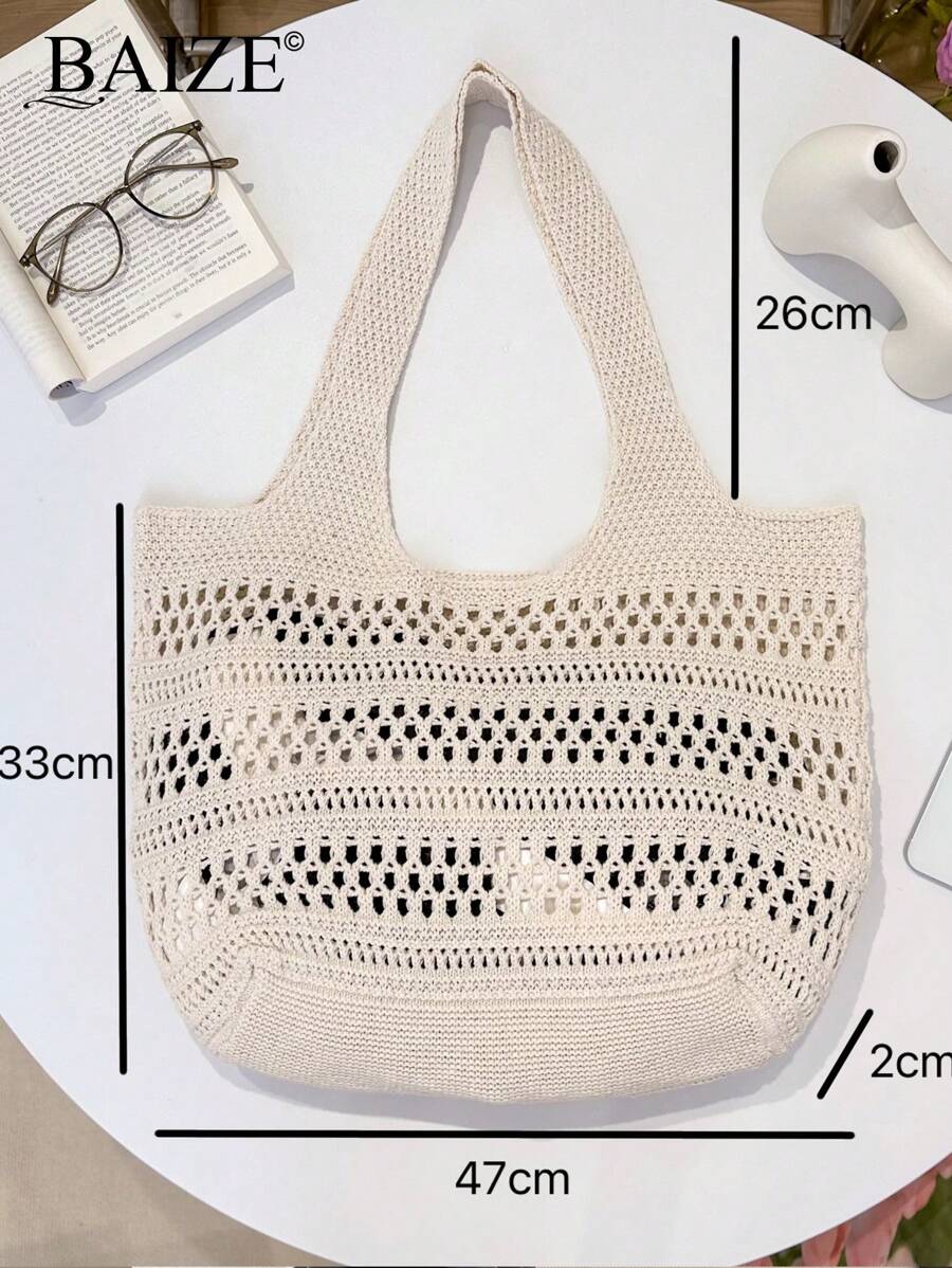 Breezy | Woven Beach Tote Bag