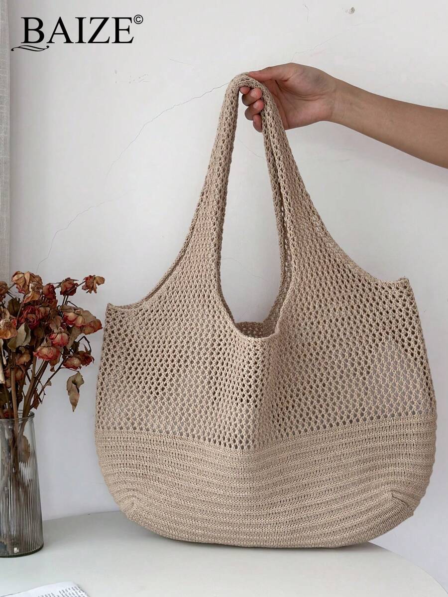 Breezy | Woven Beach Tote Bag