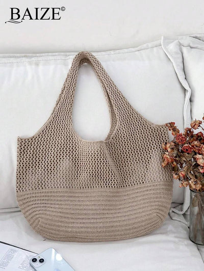 Breezy | Woven Beach Tote Bag