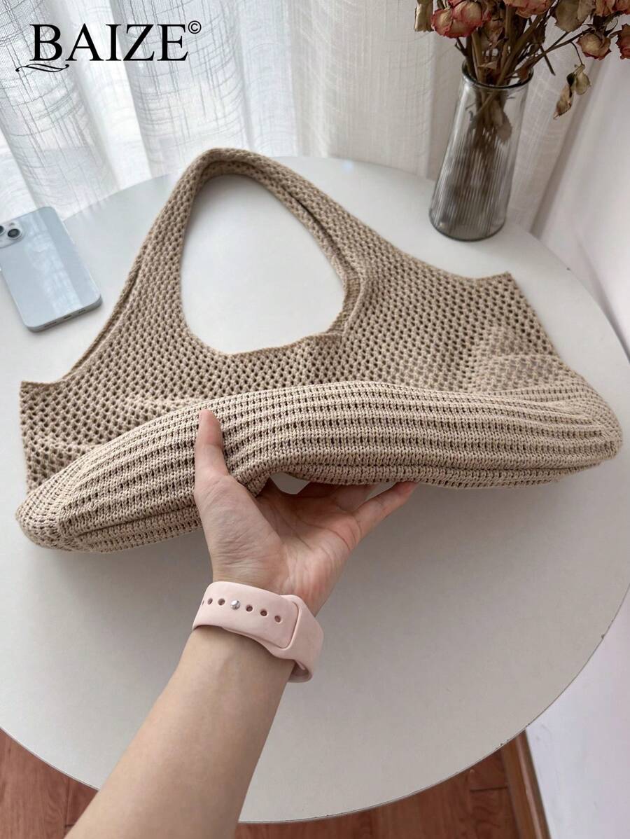 Breezy | Woven Beach Tote Bag