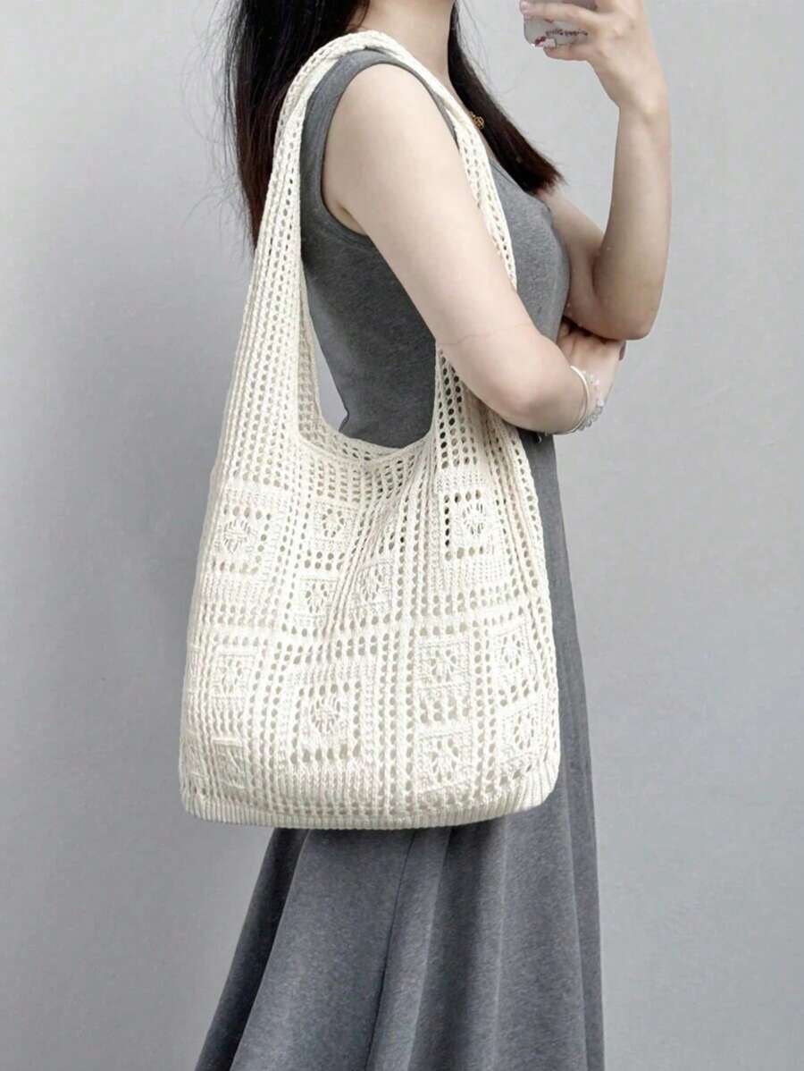 Nora | Stylish Crochet Tote Bag