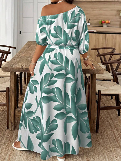 Flora | Elegant Floral Asymmetrical Dress