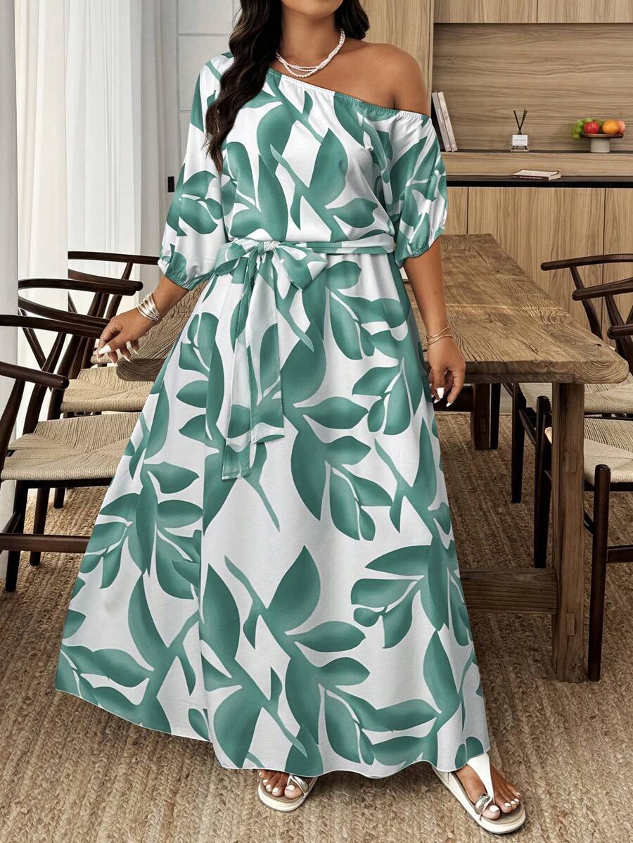 Flora | Elegant Floral Asymmetrical Dress