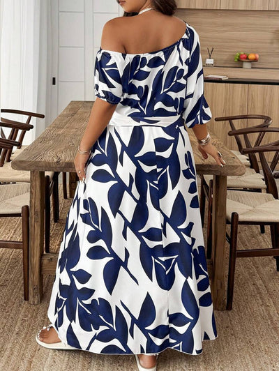 Flora | Elegant Floral Asymmetrical Dress