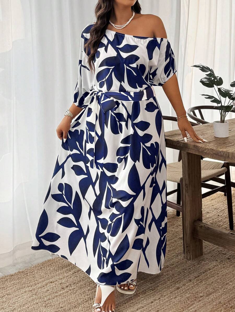 Flora | Elegant Floral Asymmetrical Dress