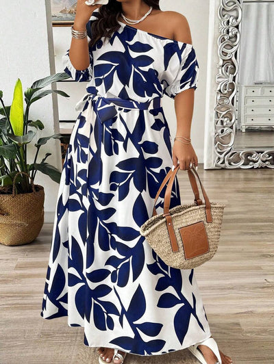 Flora | Elegant Floral Asymmetrical Dress