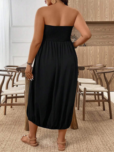 Breezy | Versatile Black Midi Dress