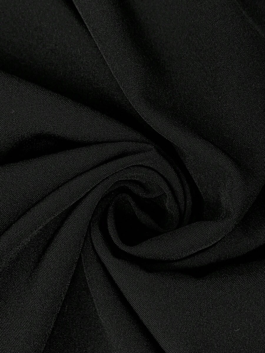 Breezy | Versatile Black Midi Dress