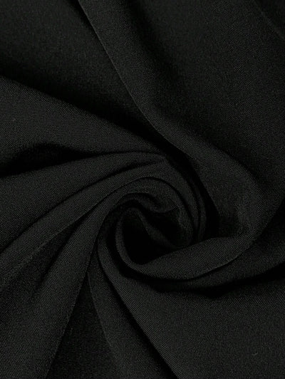 Breezy | Versatile Black Midi Dress