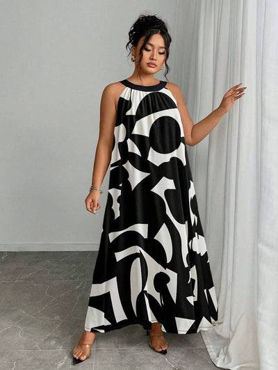 Zara | Vibrant Halter Summer Dress