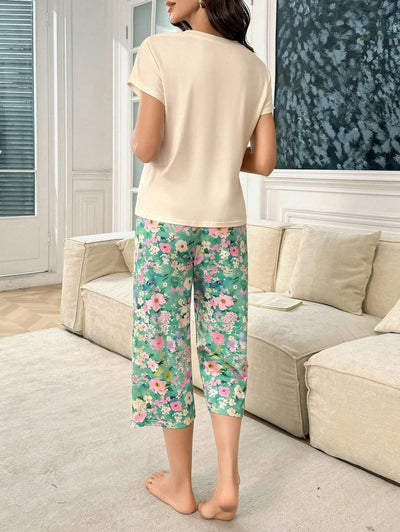 Flora | Floral Print Pajama Set