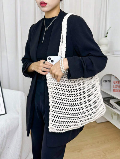 Breezy | Woven Beach Tote Bag