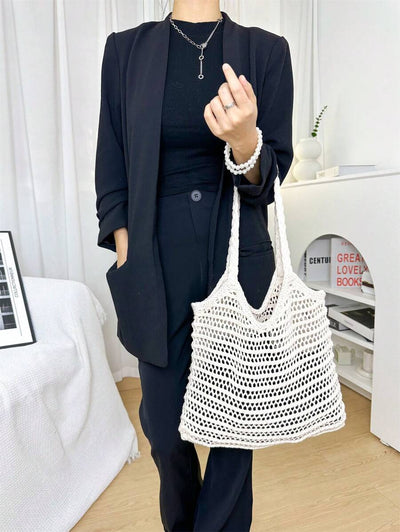 Breezy | Woven Beach Tote Bag