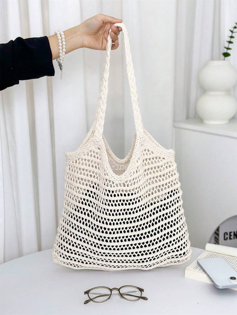 Breezy | Woven Beach Tote Bag