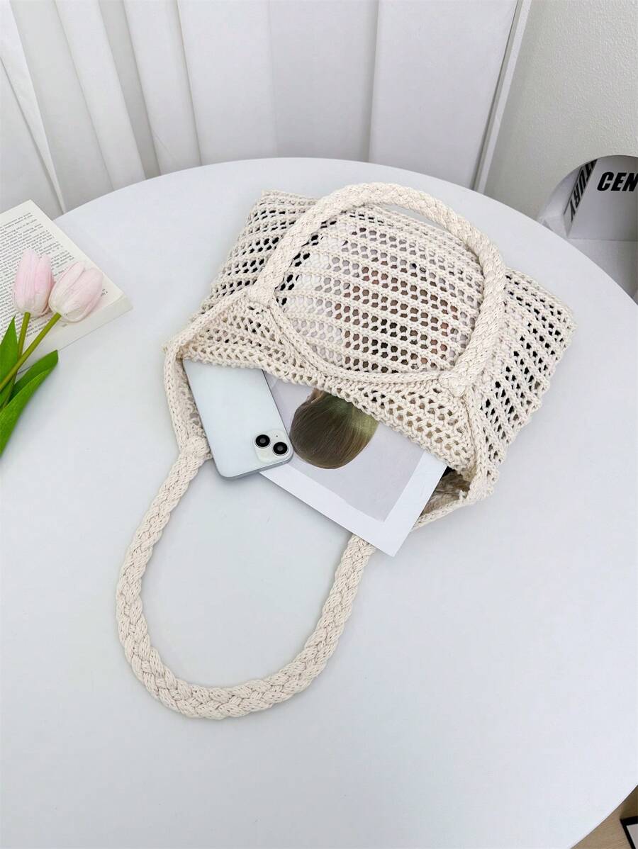 Breezy | Woven Beach Tote Bag