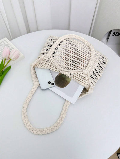 Breezy | Woven Beach Tote Bag