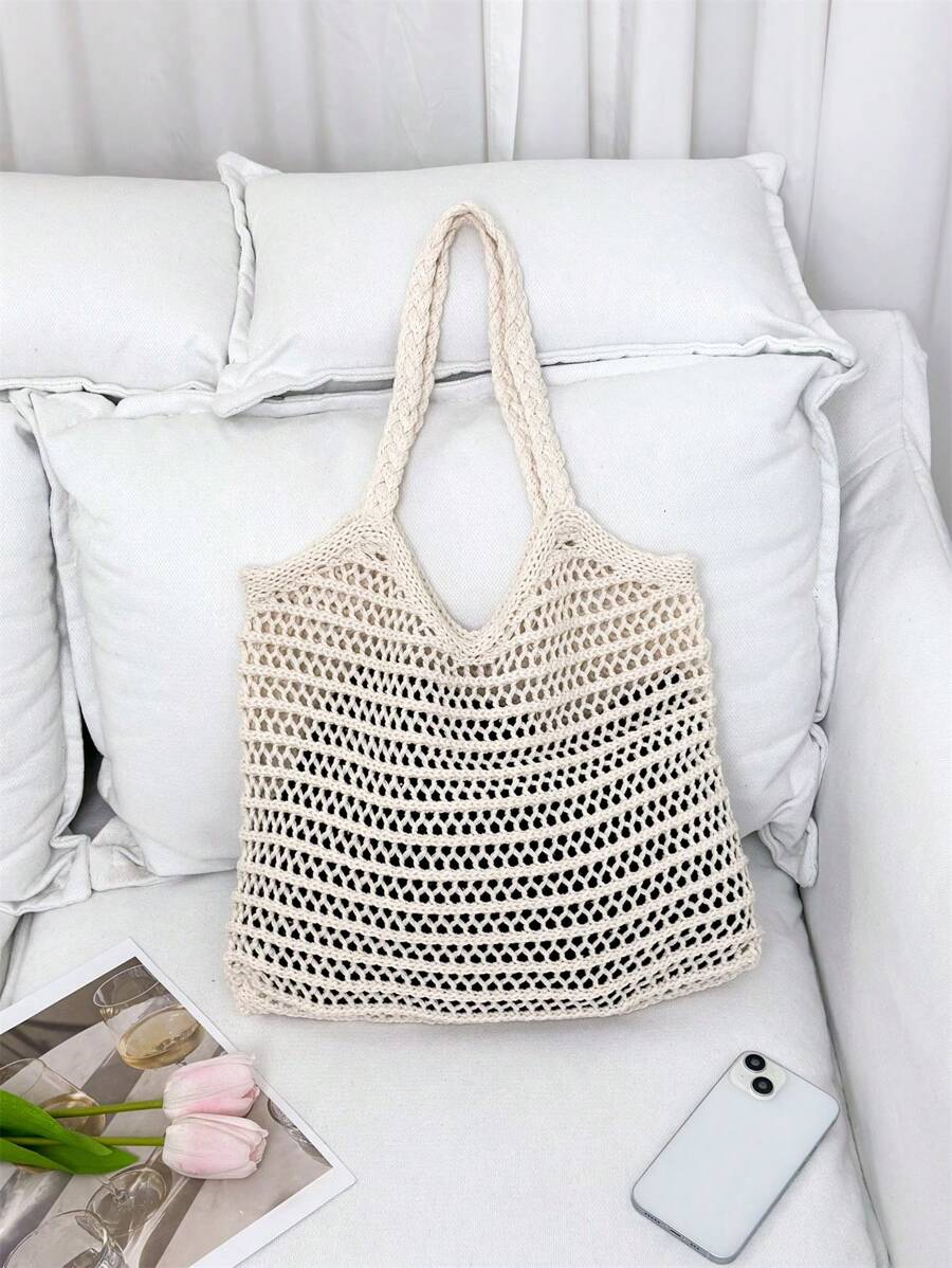 Breezy | Woven Beach Tote Bag