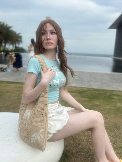 Coral | Crochet Beach Tote Bag