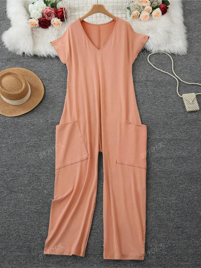 Nala | Casual V-Neck Jumpsuit