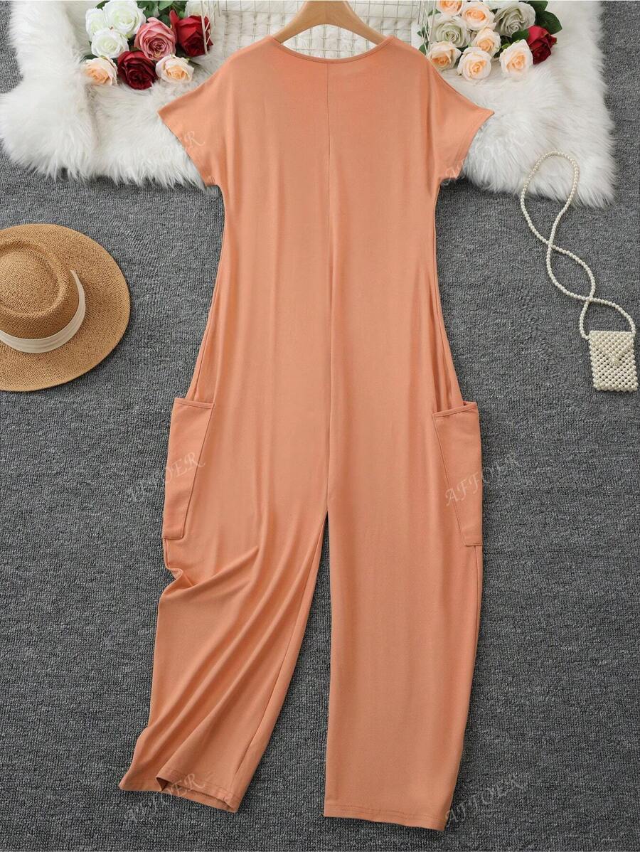 Nala | Casual V-Neck Jumpsuit