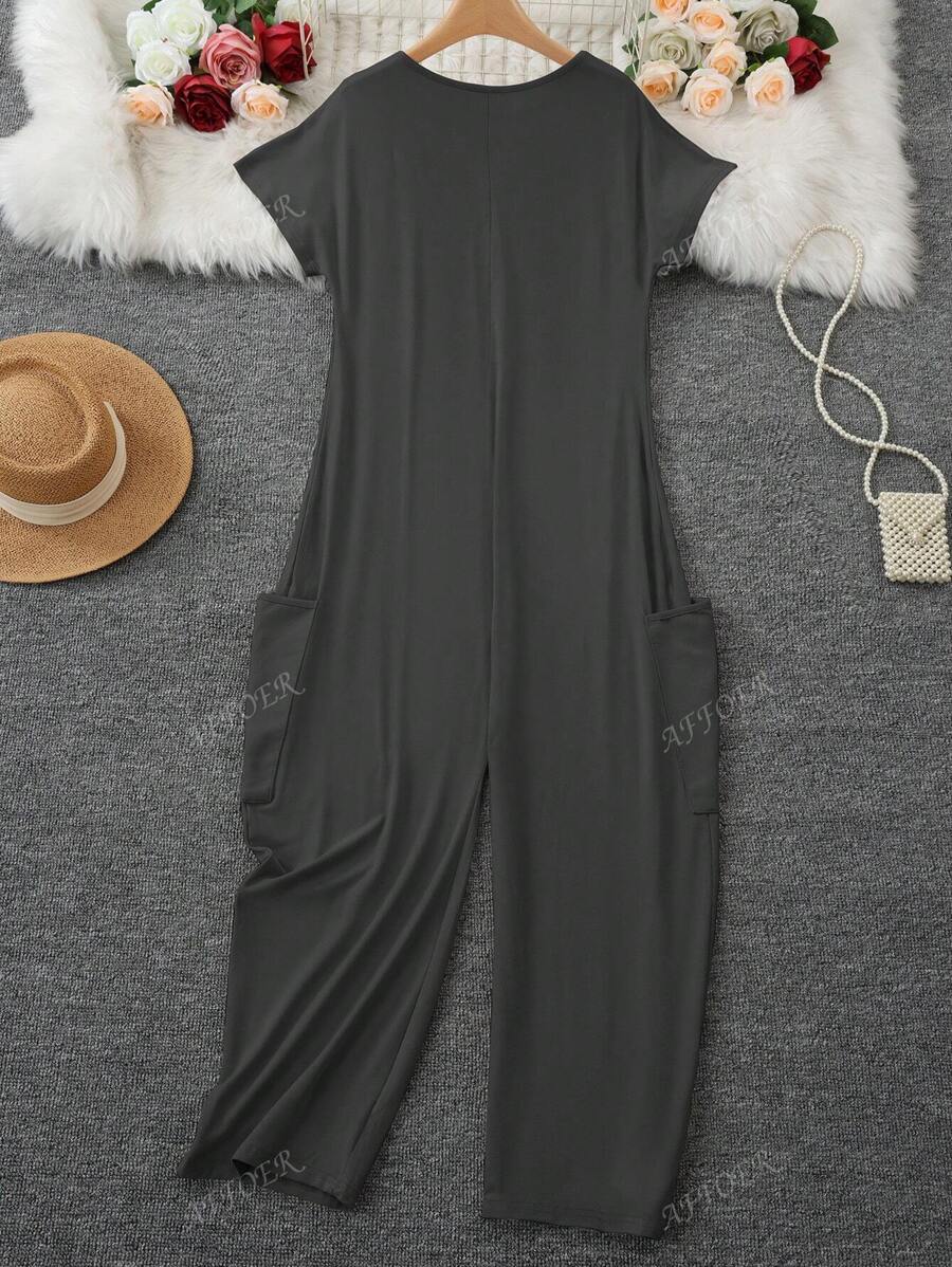 Nala | Casual V-Neck Jumpsuit