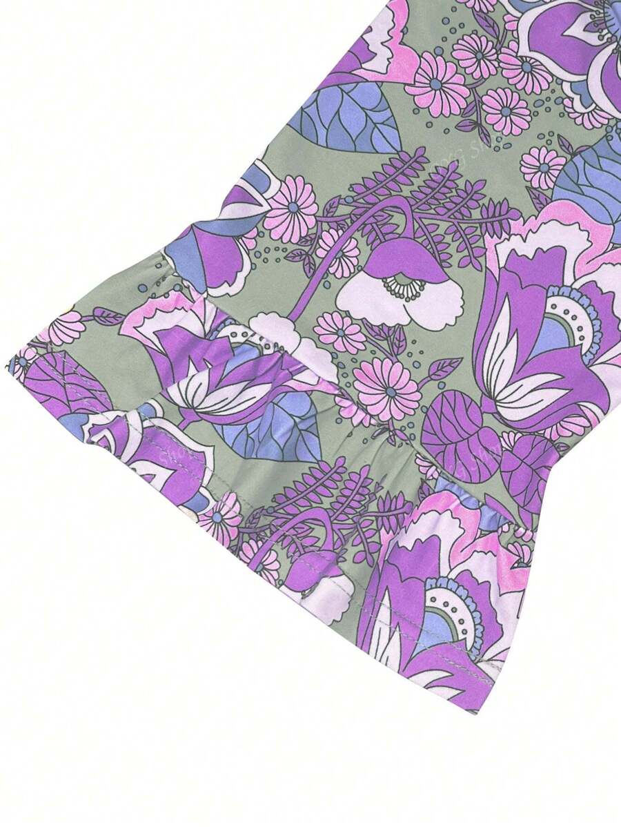 Flora | Boho Floral Midi Dress