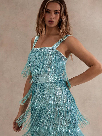 Zara | Sequin Backless Summer Dress