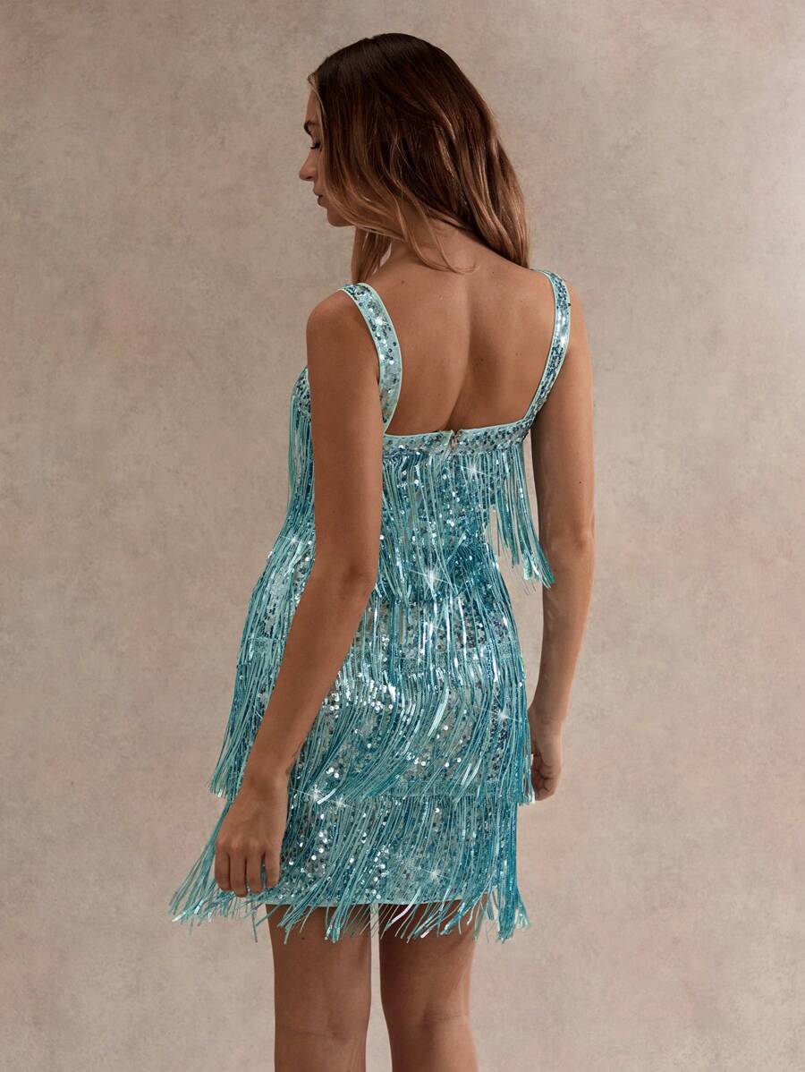 Zara | Sequin Backless Summer Dress
