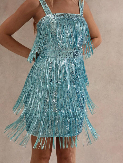 Zara | Sequin Backless Summer Dress