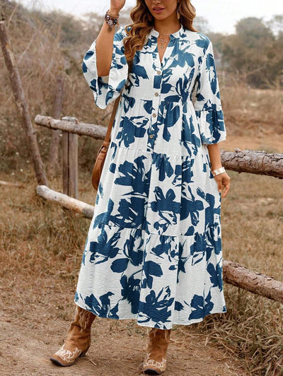 Breezy | Floral A-Line Dress