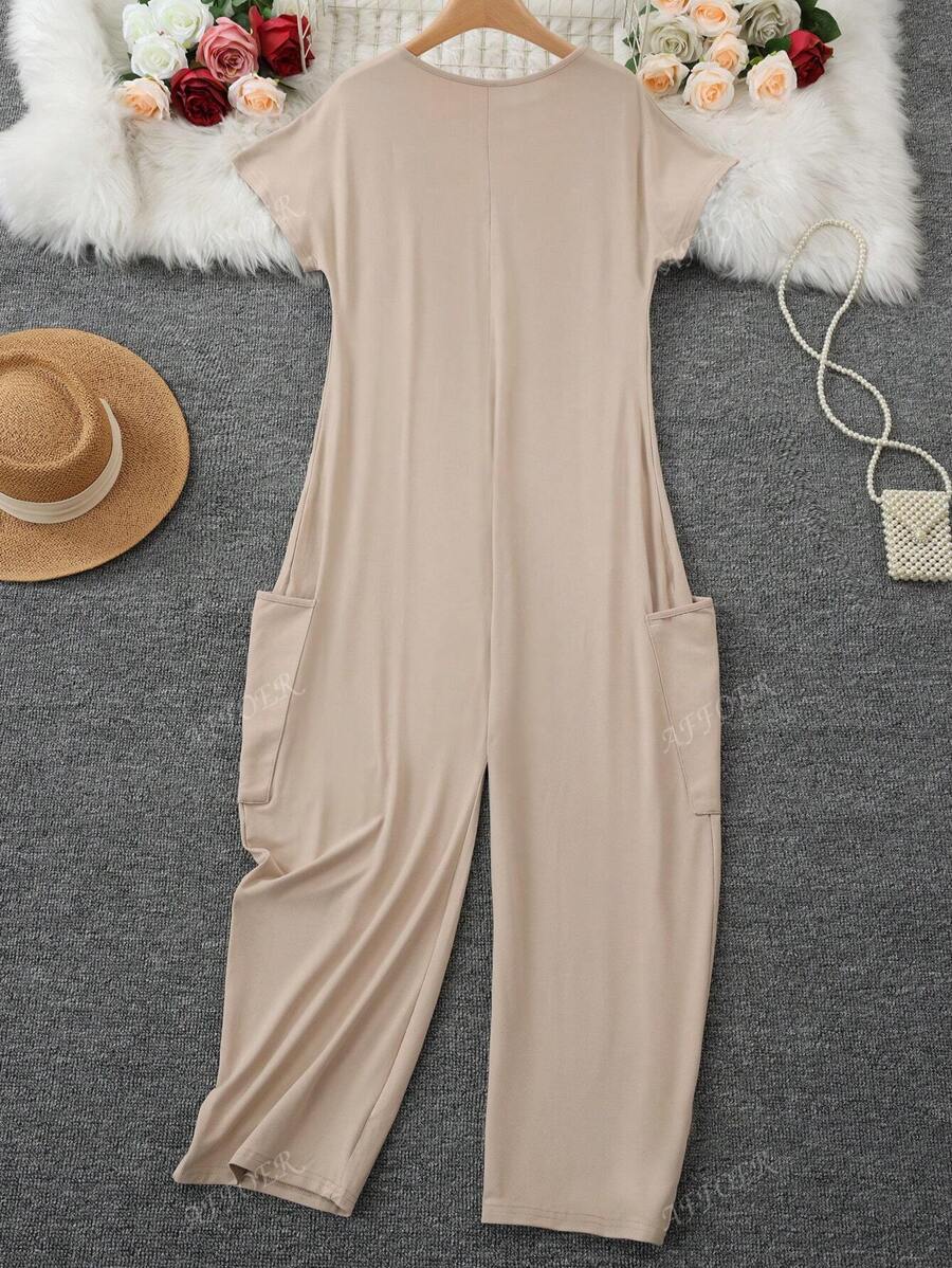 Nala | Casual V-Neck Jumpsuit