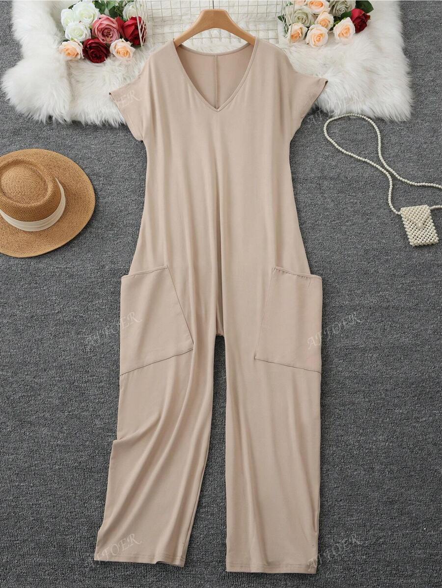 Nala | Casual V-Neck Jumpsuit