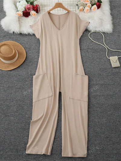 Nala | Casual V-Neck Jumpsuit