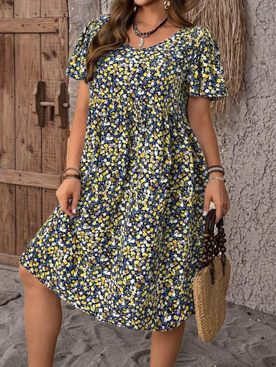 Willow | Ditsy Floral Midi Dress