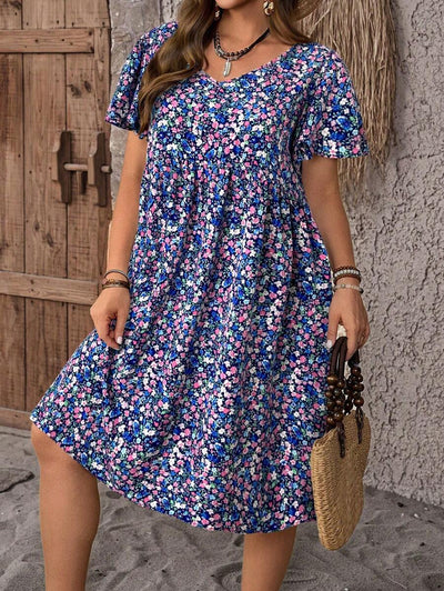 Willow | Ditsy Floral Midi Dress