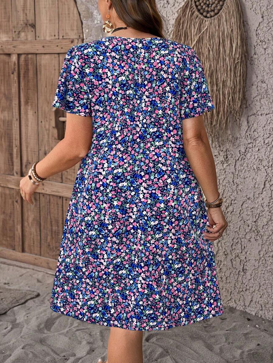 Willow | Ditsy Floral Midi Dress