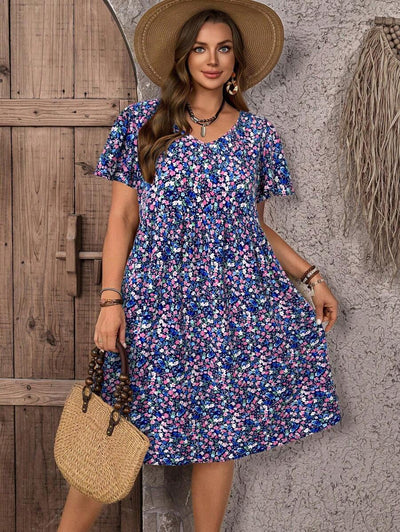 Willow | Ditsy Floral Midi Dress