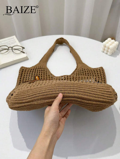 Breezy | Woven Beach Tote Bag