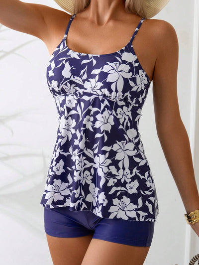 Breezy | Floral Tankini Set