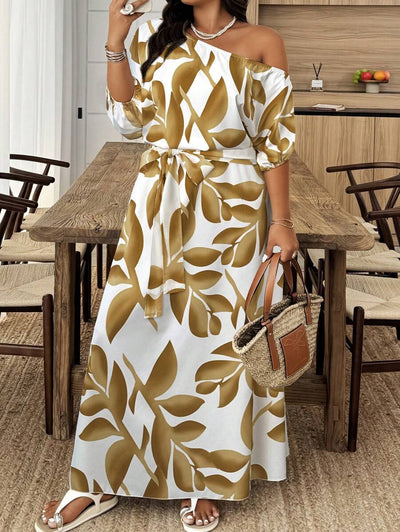 Flora | Elegant Floral Asymmetrical Dress