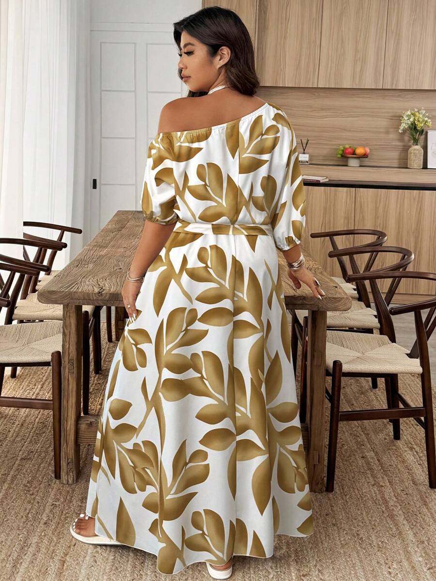 Flora | Elegant Floral Asymmetrical Dress