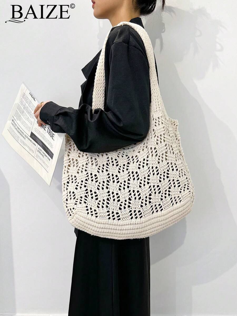 Breezy | Woven Beach Tote Bag