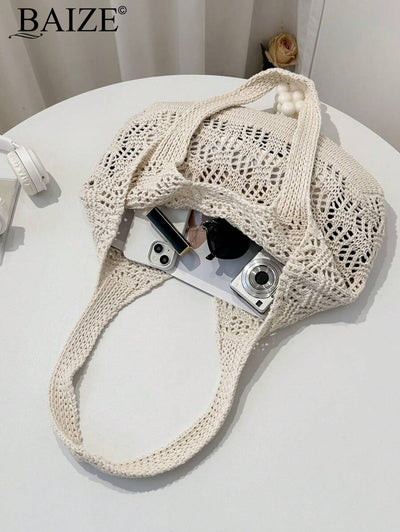Breezy | Woven Beach Tote Bag