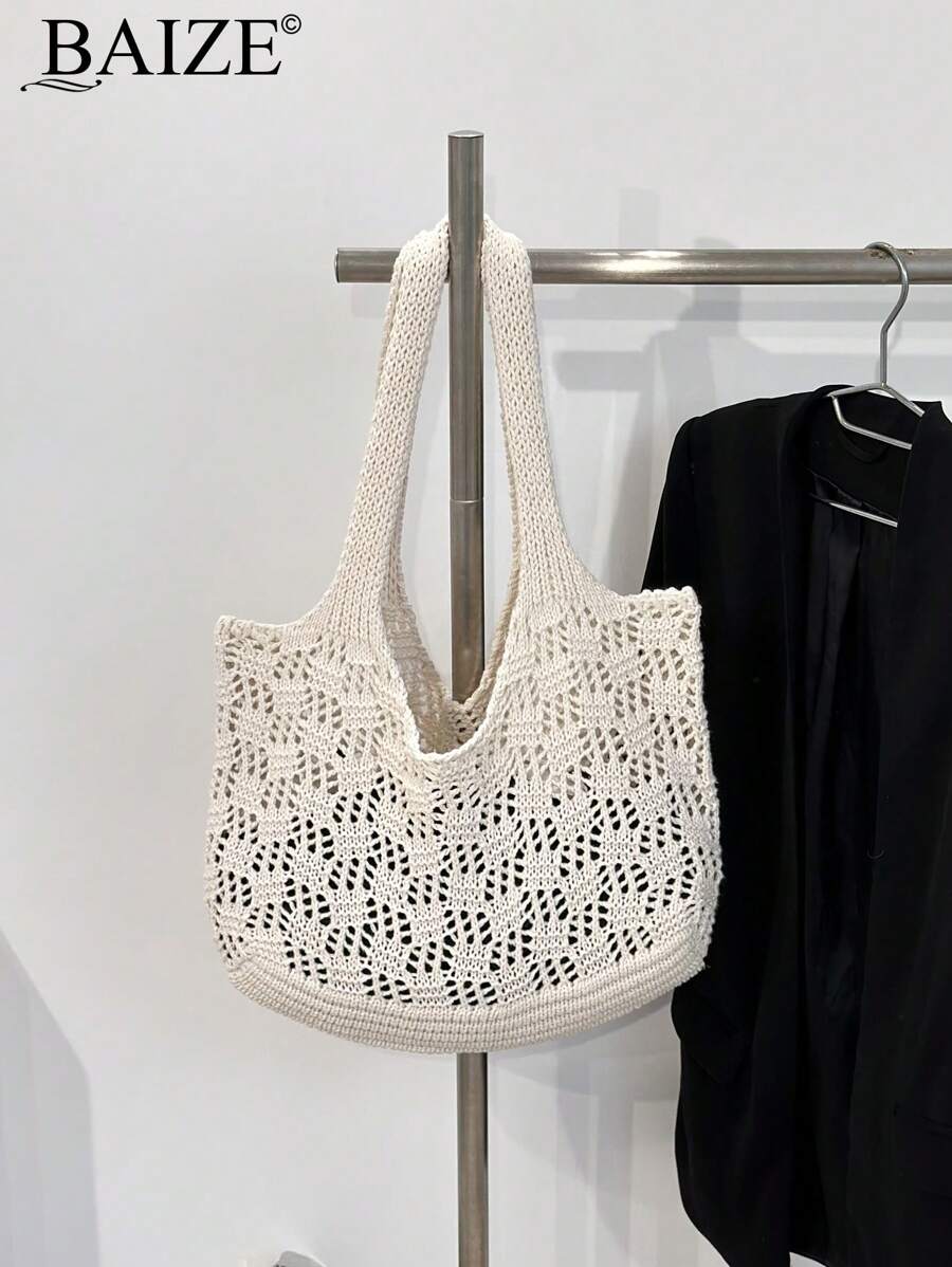 Breezy | Woven Beach Tote Bag